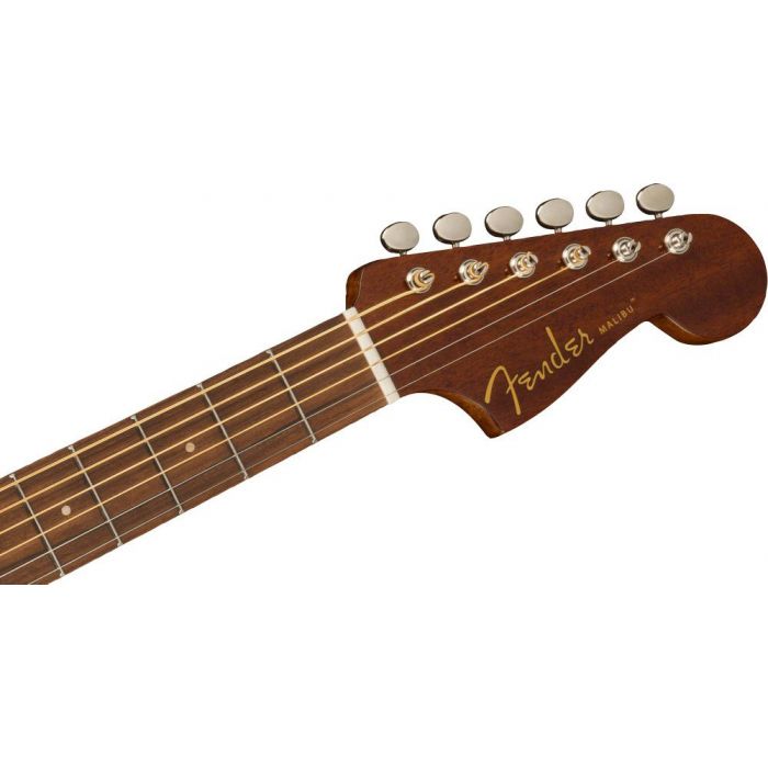 Fender FSR Malibu Classic Electro Acoustic, Target Burst headstock front