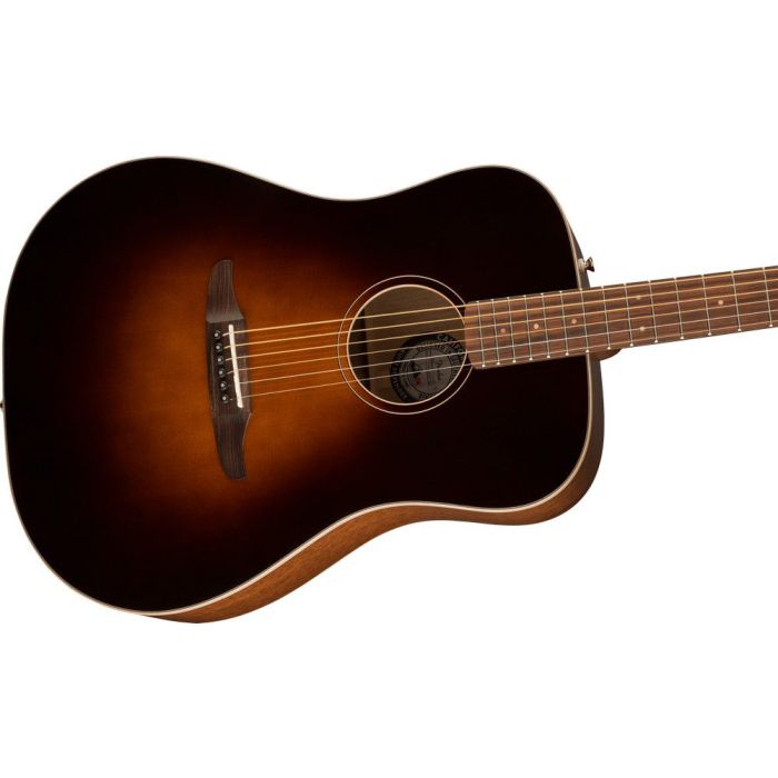 Fender FSR Redondo Electro Acoustic, Classic Target Burst body closeup