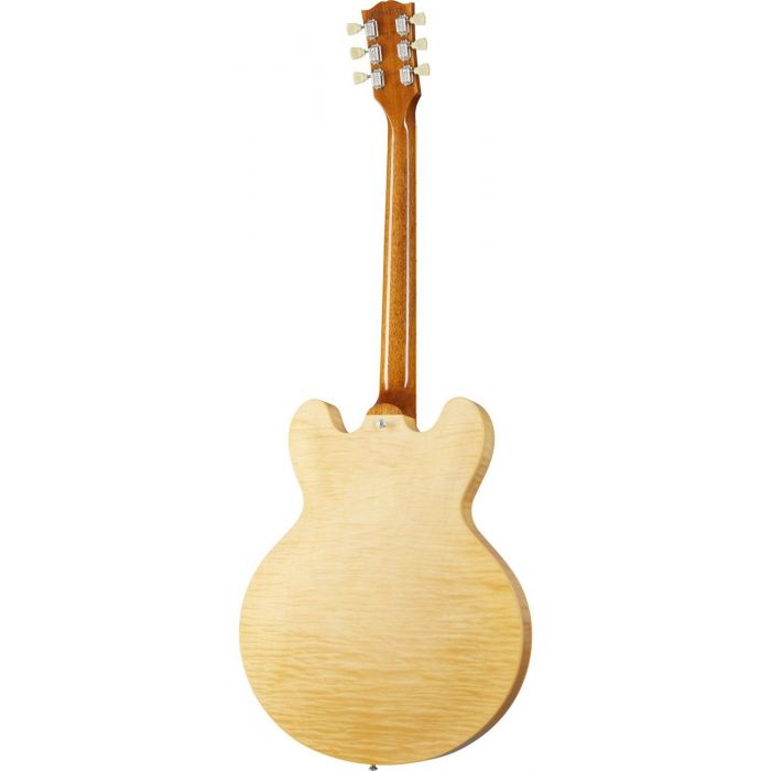 Gibson ES-335 Figured Semi Hollow Guitar, Antique Natural rear view