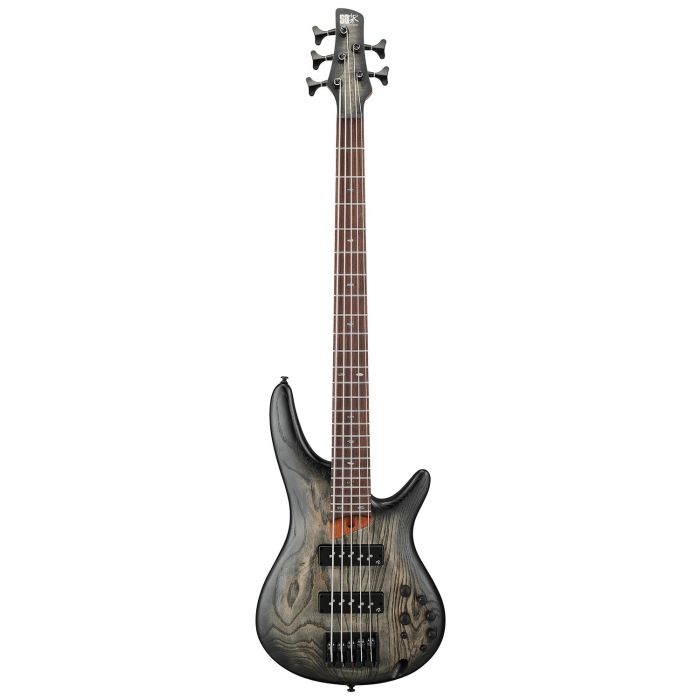 Ibanez SR605E-BKT 5-String Electric Bass Guitar Black Stained Burst front view