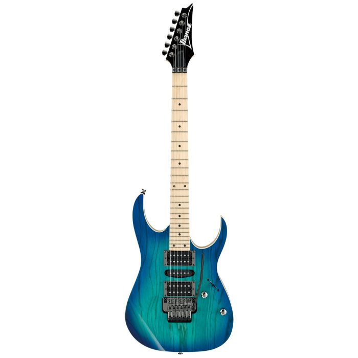 Ibanez RG370AHMZ-BMT RG Electric Guitar, Blue Moon Burst front view