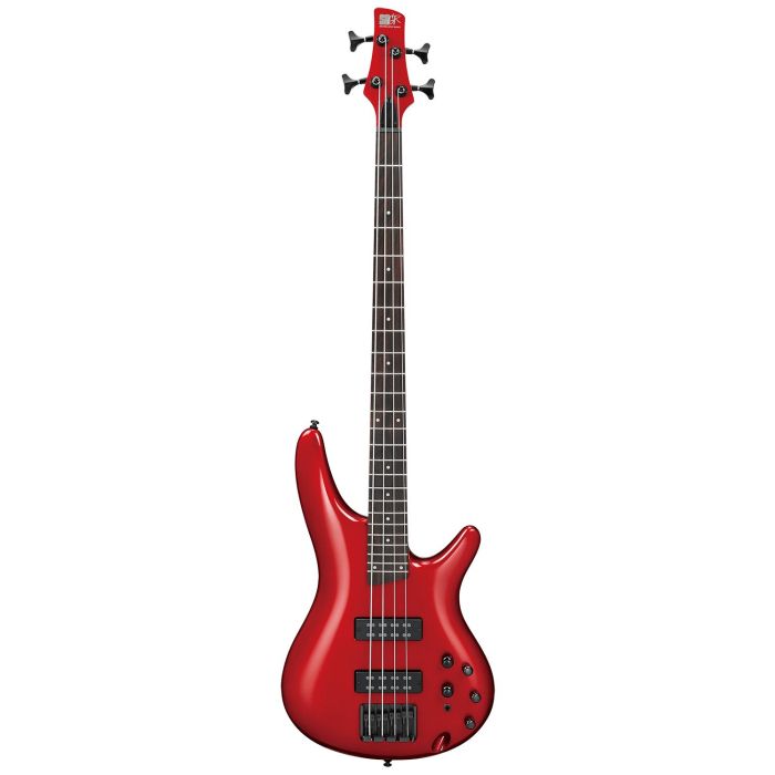 Ibanez SR300EB Bass in Candy Apple Red front view