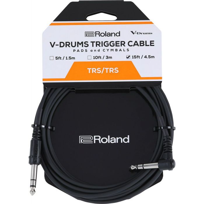 Overview of the Roland PCS-15-TRA V-Drums Trigger Cable 15ft/4.5m Straight/Angled