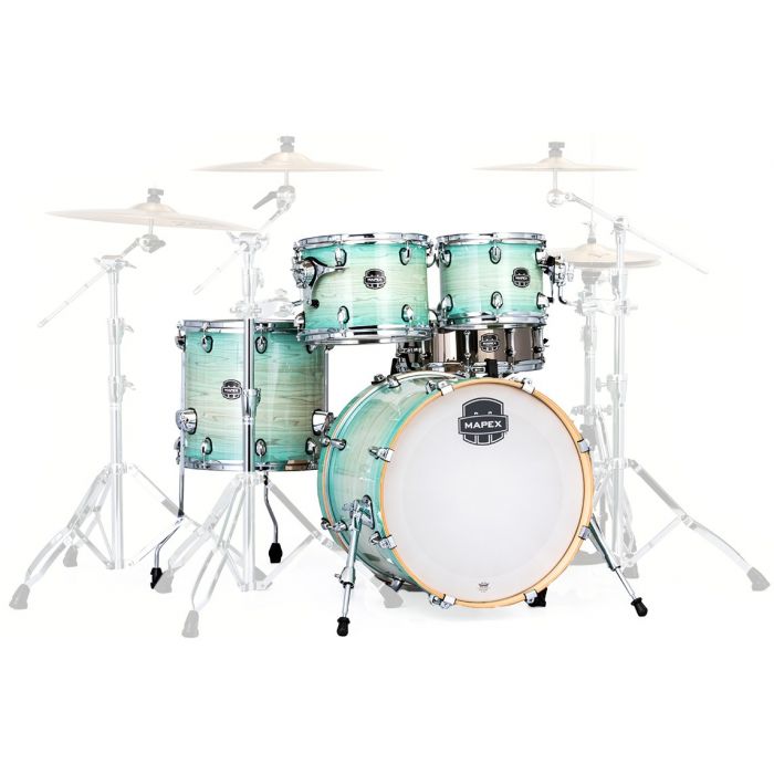 Mapex AR504S Armory 5-Piece Fusion Shell Pack, Ultramarine Front