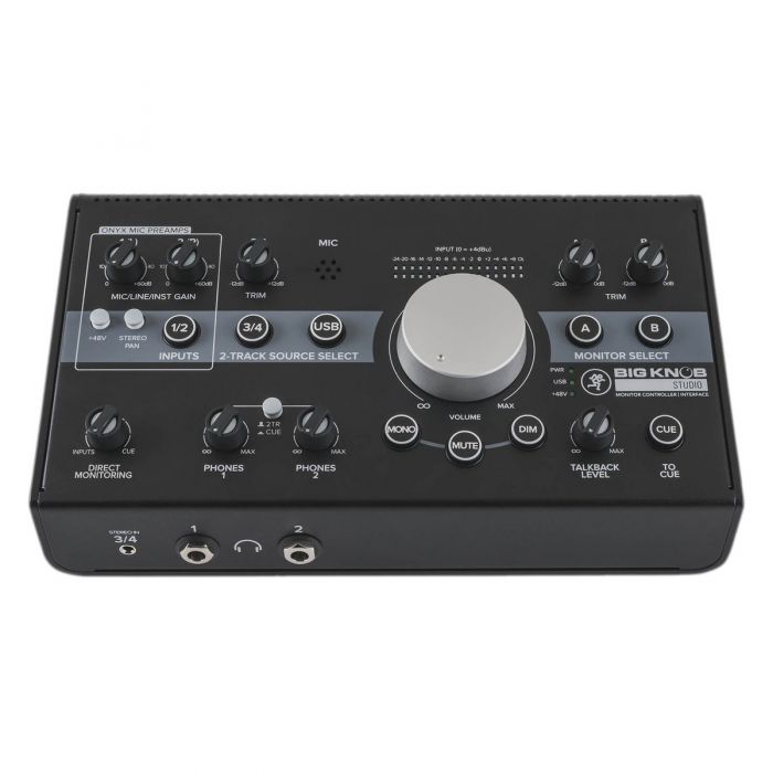 Overview of the Mackie Big Knob Studio Monitor Controller