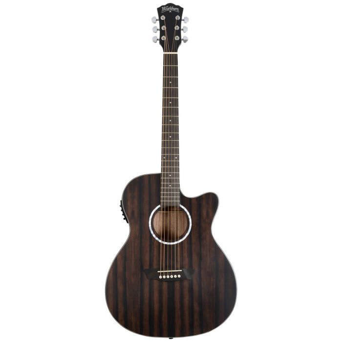 Washburn Deep Forest Ebony ACE Electro Acoustic front view