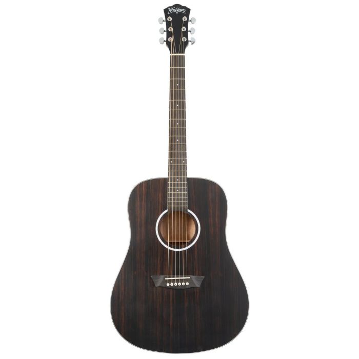 Washburn Deep Forest Ebony D Acoustic Guitar front view