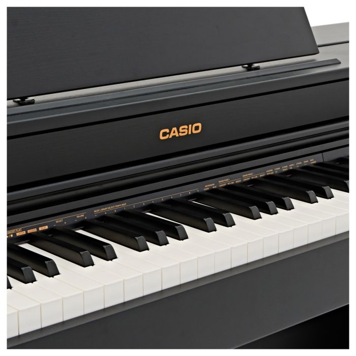 Close up of the keys on theCasio AP 470 Celviano Digital Piano Black