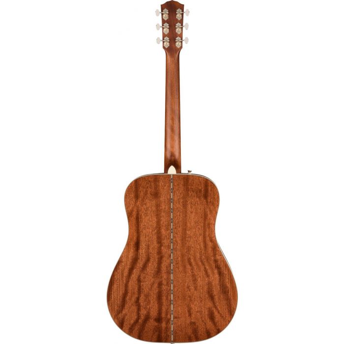Fender Pd 220e Dreadnought OVFB Natural, rear view