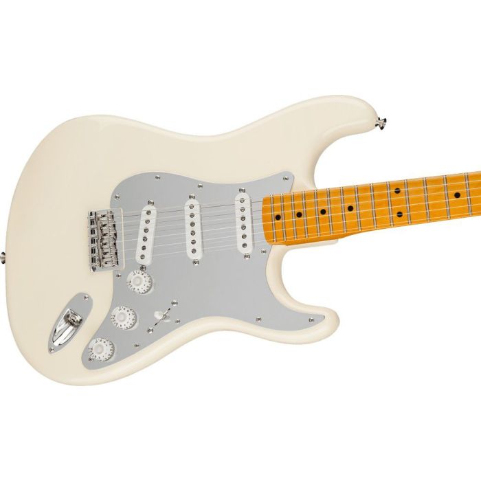 Fender Nile Rodgers Hitmaker Stratocaster MN Olympic White, angled view