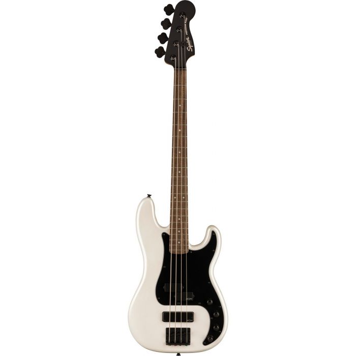 Squier Contemporary Active Precision Bass Ph IL Black PG Pearl White, front view
