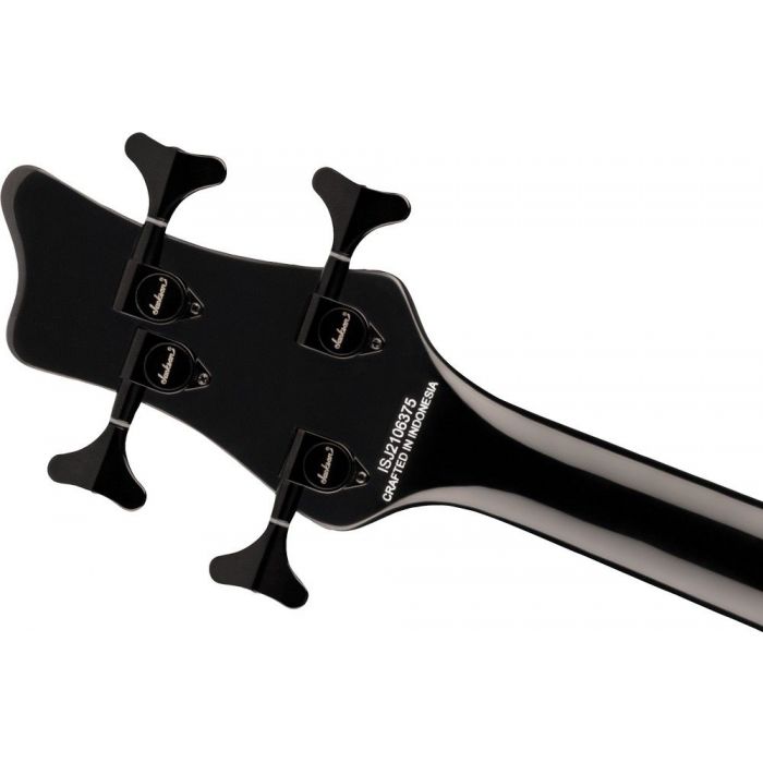 Jackson X-Series Spectra Bass Sbx Iv Laurel FB Gloss Black, headstock rear view