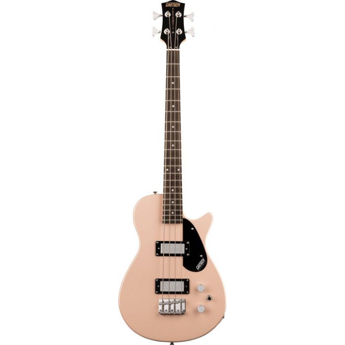 Gretsch G2220 Electromatic Jr Jet Bass II Short scale Shell Pink, front view