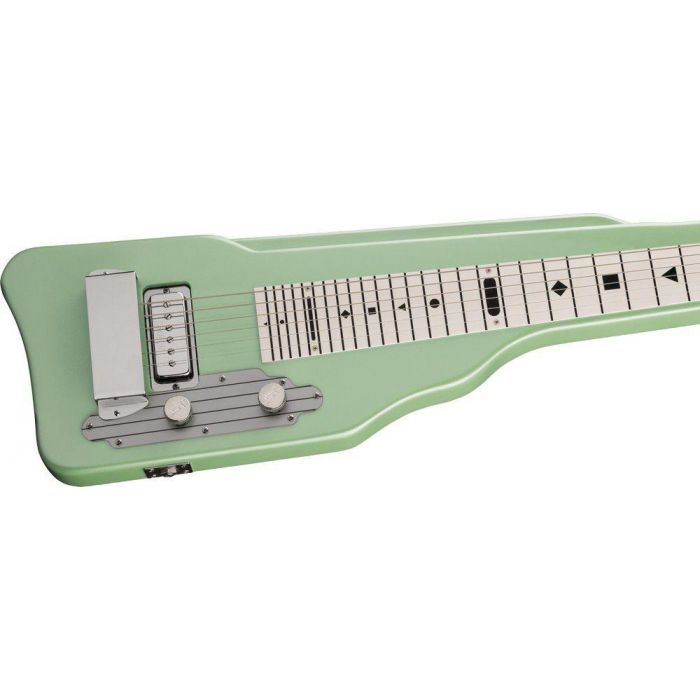 Gretsch G5700 Electromatic Lap Steel Broadway Jade, angled view