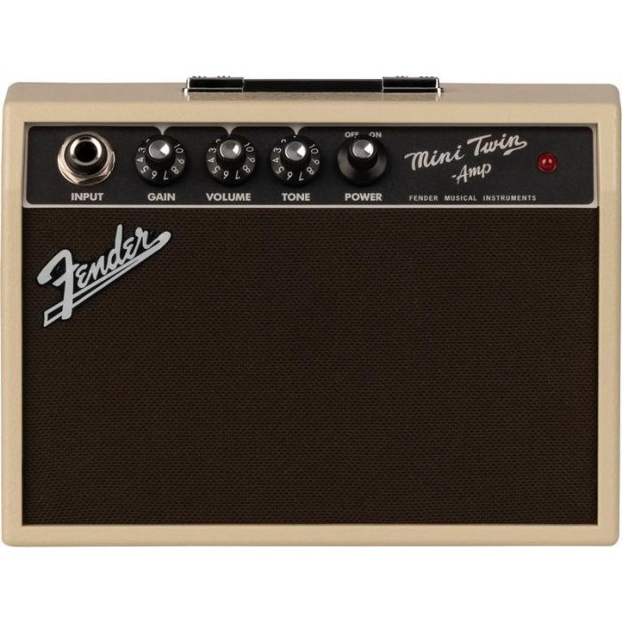 Fender Mini 65 Twin Amp Blonde front view