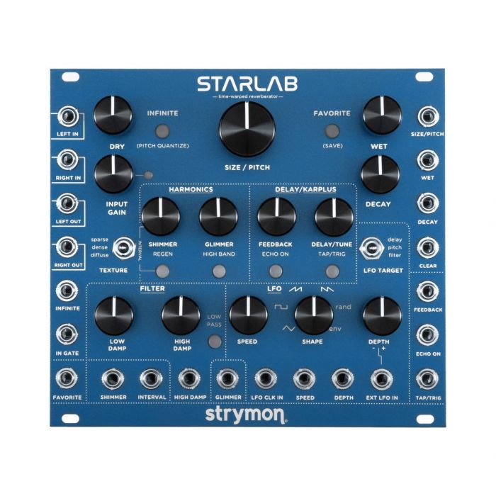 Overview of the Strymon Starlab Time-Warped Reverberator