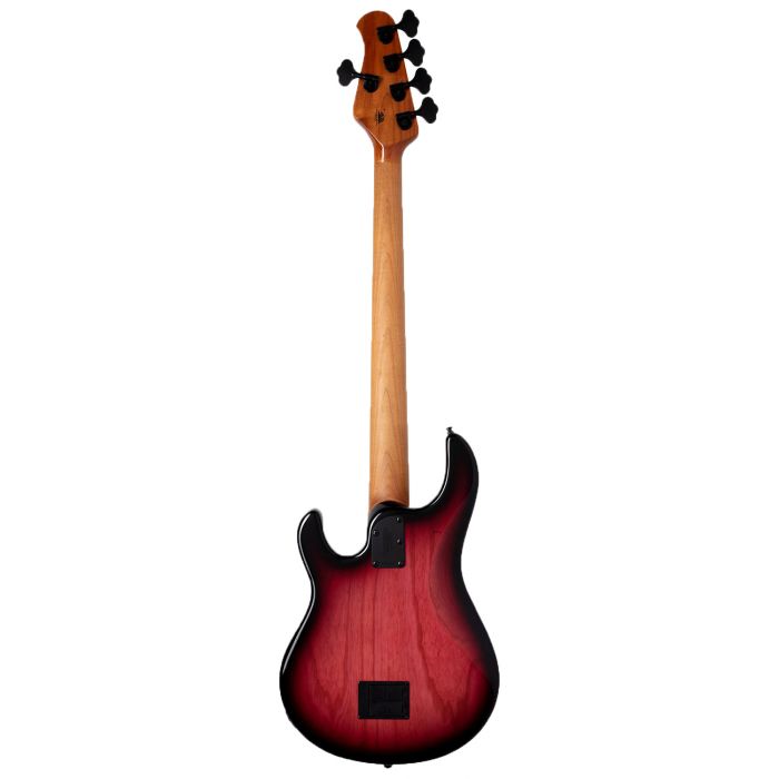 Music Man 2021 StingRay5 Special 5-String Bass, Raspberry Burst rear view