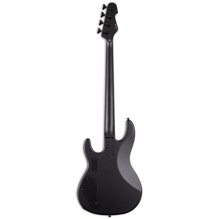 ESP LTD AP-4 Black Metal Electric Bass, Black Satin rear view