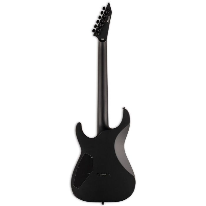 ESP LTD M-HT Black Metal Electric Guitar, Black Satin rear view
