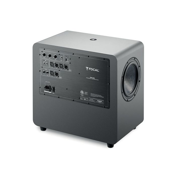 Focal Sub One Dual Active Studio Subwoofer controls without grille