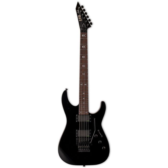 ESP LTD KH-602 Kirk Hammet Signature Guitar, Black front view