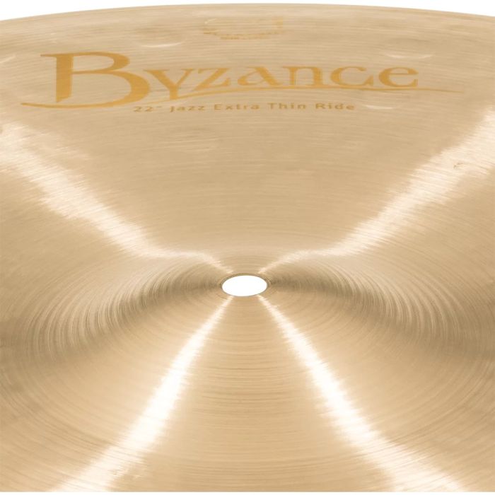 Meinl Byzance 22" Jazz Extra Thin Ride Cymbal surface