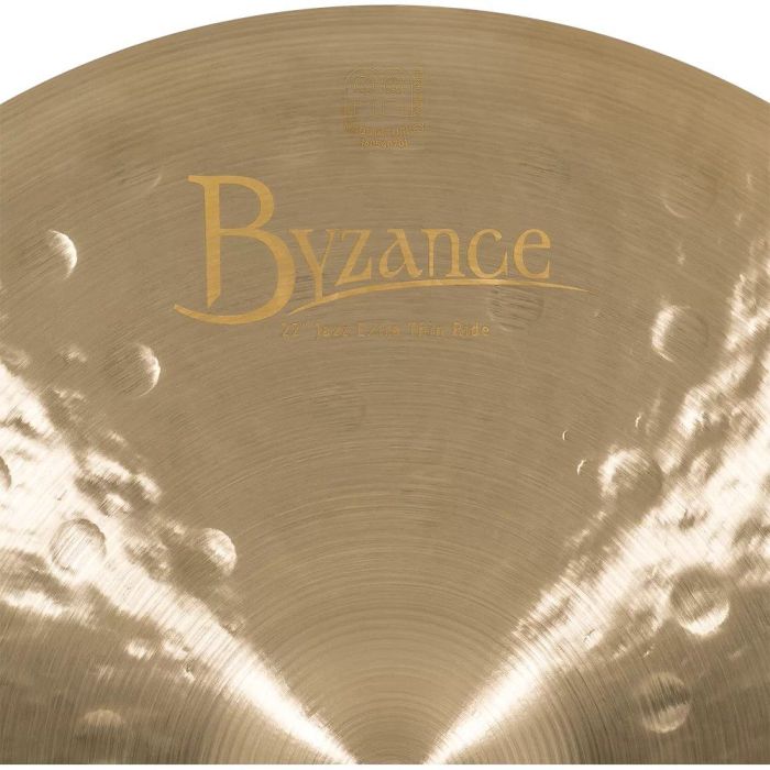 Meinl Byzance 22" Jazz Extra Thin Ride Cymbal logo detail