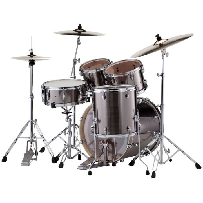 Pearl Export EXX705NBR 5-Piece Drum Kit, Smokey Chrome Back