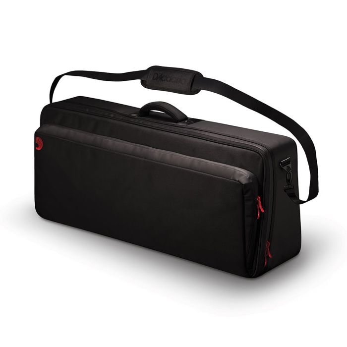 Closed view of the D'Addario Large Backline Pedalboard Transporter Bag