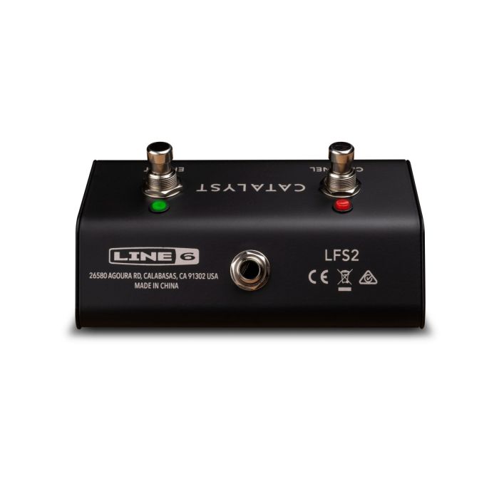 Line 6 Catalyst LFS2 2-Button Footswitch Back 
