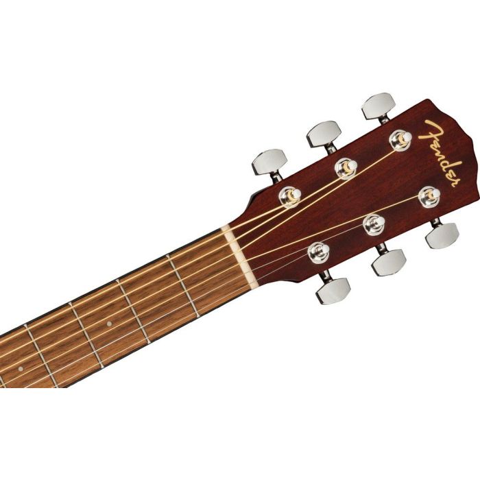 Fender CC-60S Concert Acoustic Guitar, Mahogany headstock front