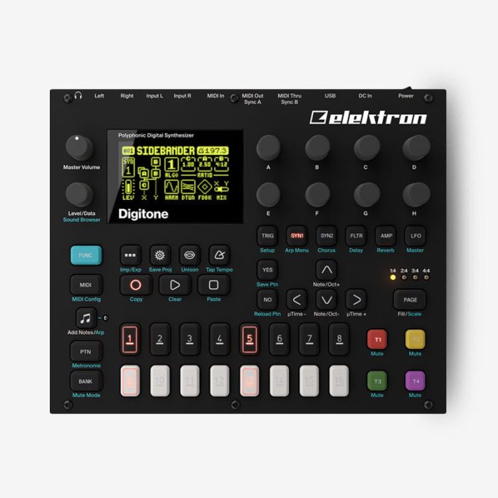 Overview of the Elektron Digitone Eight Voice Polyphonic Digital Synthesizer