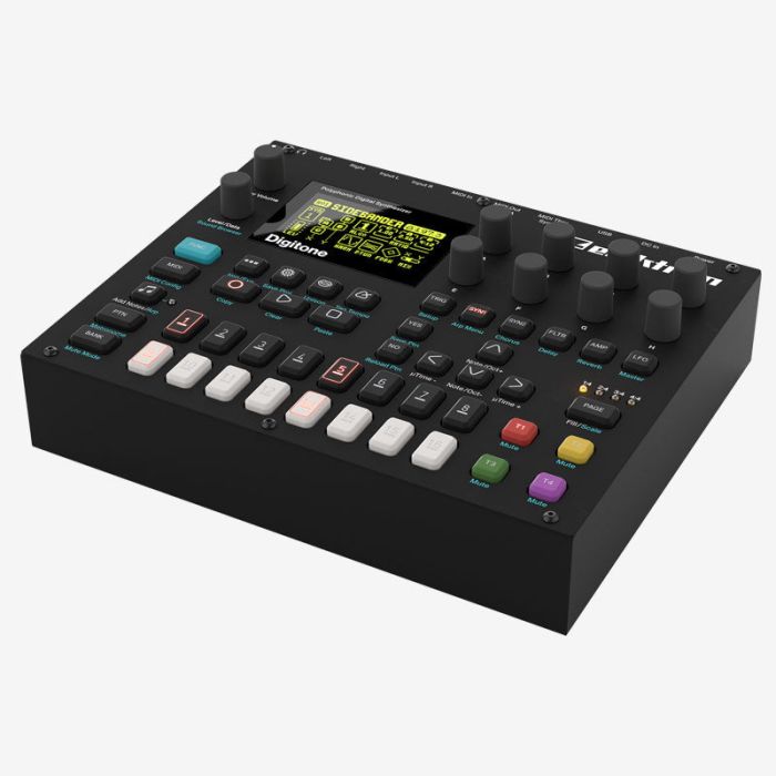 Angled view of the Elektron Digitone Eight Voice Polyphonic Digital Synthesizer