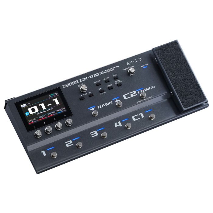 Boss GX-100 Guitar Effects Processor angled view