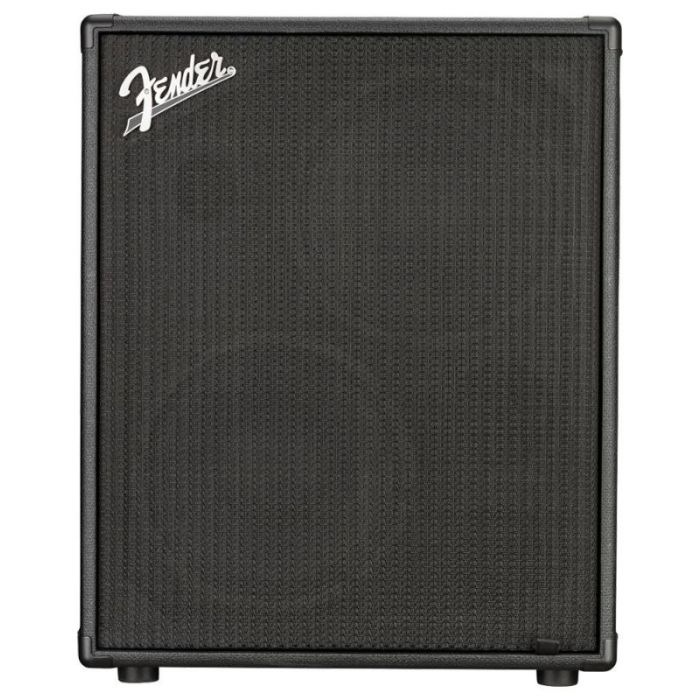 Fender Rumble 210 Bass Cabinet, Black Grille front view
