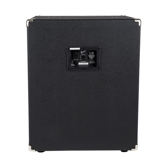 Fender Rumble 210 Bass Cabinet, Black Grille rear view