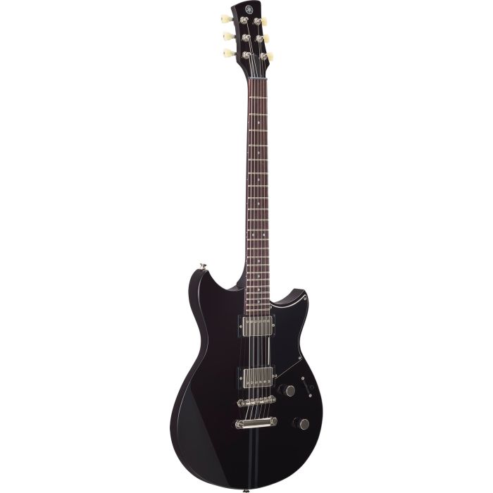 Yamaha Revstar Element RSE20 Electric Guitar, Black angled view