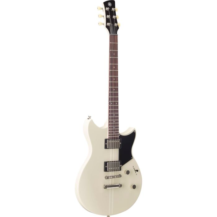 Yamaha Revstar Element RSE20 Guitar, Vintage White angled view