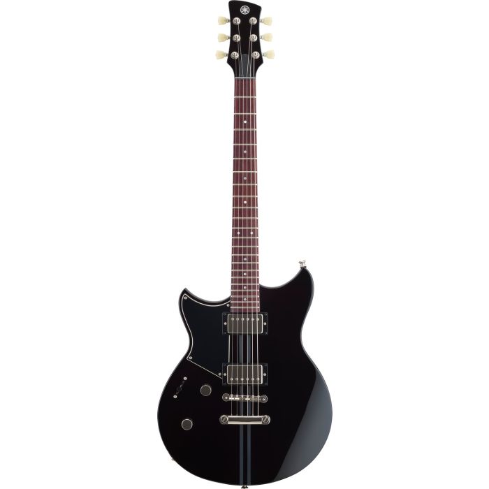 Yamaha Revstar Element RSE20L LH Guitar, Black front view