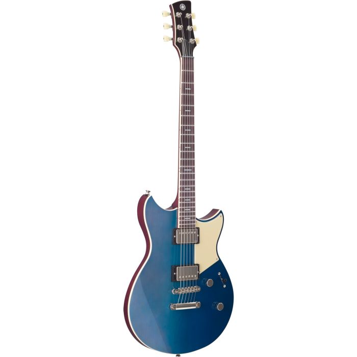 Yamaha Revstar RSP20 Electric Guitar, Moonlight Blue angled view