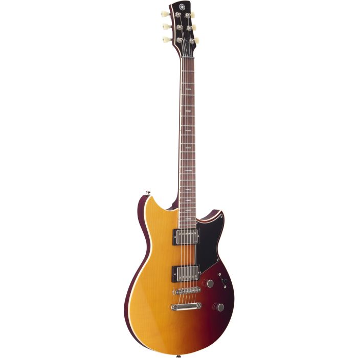 Yamaha Revstar Professional RSP20 Guitar, Sunset Burst angled view