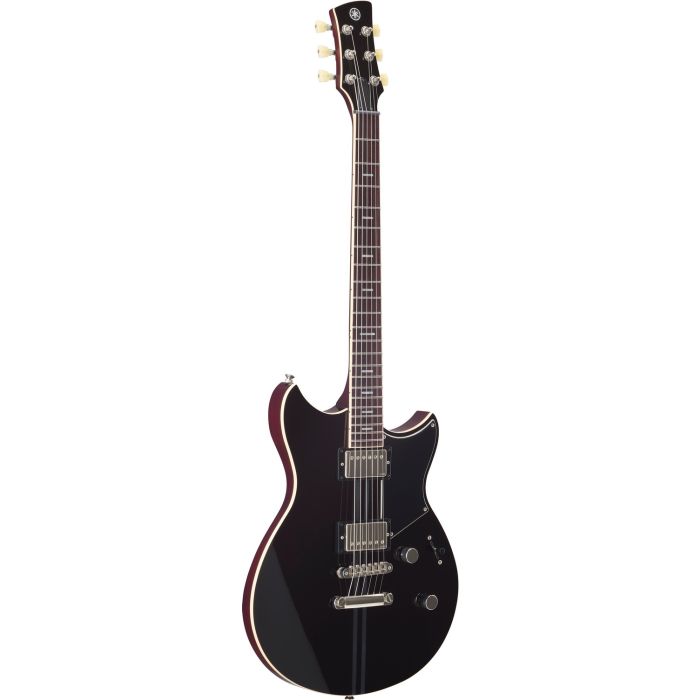 Yamaha Revstar Standard RSS20 Guitar, Black angled view