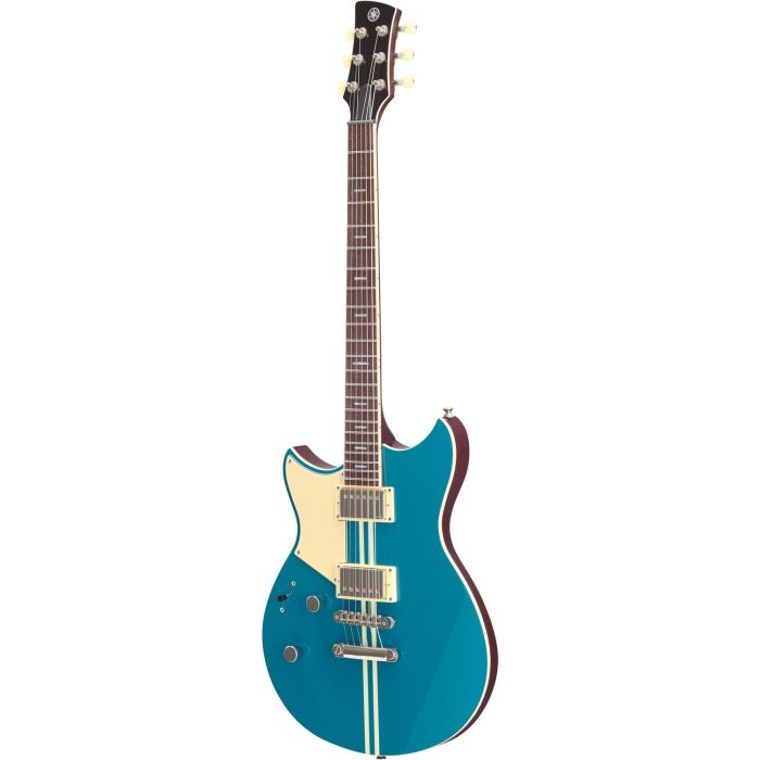 Yamaha Revstar Standard RSS20L LH Guitar, Swift Blue angled view