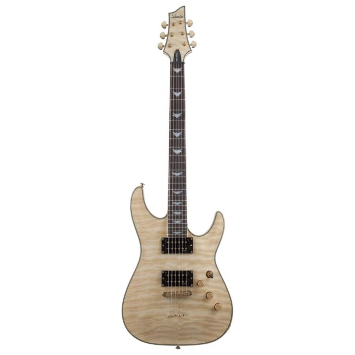 Schecter Omen Extreme-6 Guitar, Gloss Natural front view