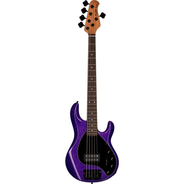 Sterling by Music Man StingRay Ray35, Purple Sparkle front view