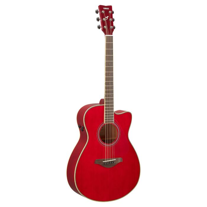 Yamaha FSCTARR Transacoustic Cutaway, Ruby Red front view