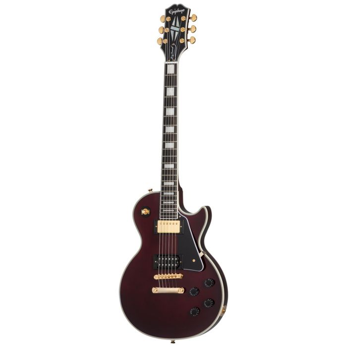 Epiphone Jerry Cantrell Wino Les Paul Custom, Wine Red front view