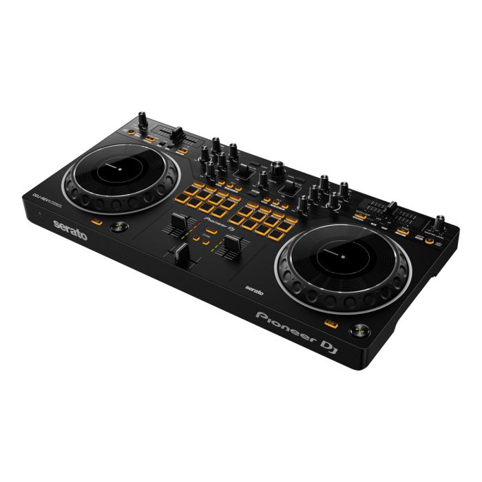 Pioneer DDJ-REV1 Scratch-Style Serato DJ USB Controller  side angle
