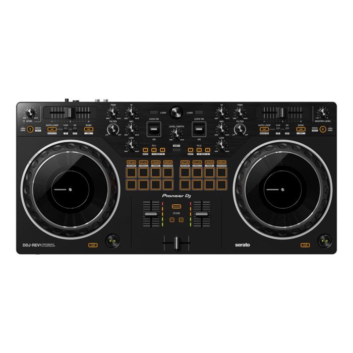Pioneer DDJ-REV1 Scratch-Style Serato DJ USB Controller  top down