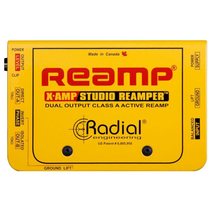 Radial X-AMP Active Reamp Box frront